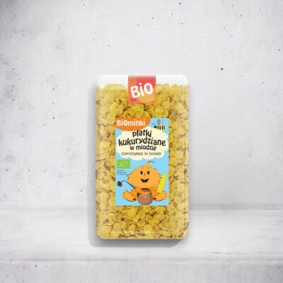 Płatki kukurydziane w miodzie bio