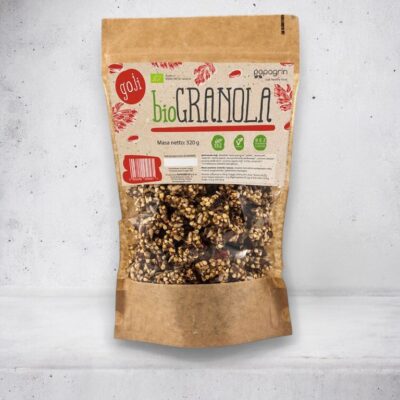Granola z goji bez dodatków cukrów bezglutenowa
