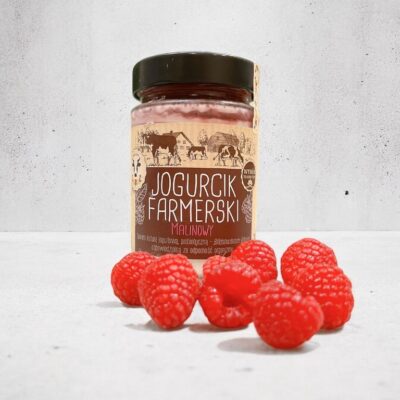 Jogurcik farmerski malinowy